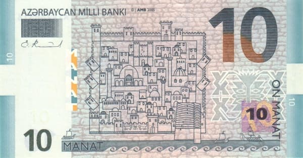 Девичья башня и Дворец Ширваншахов (Milli Bankı)