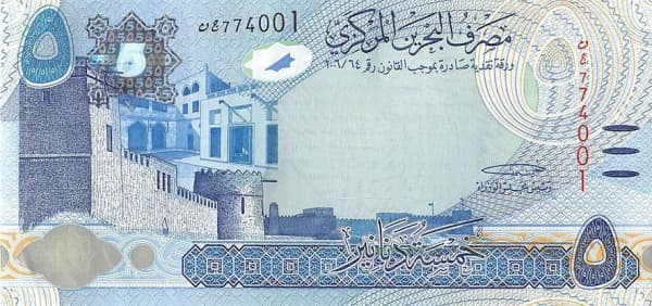 Форт Бахрейна и пальмы.