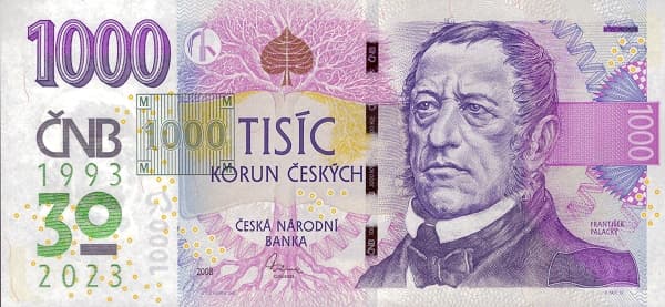Портрет историка Франтишека Палацкого (юбилейная надпечатка)