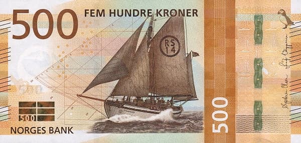 Спасательное судно RS 14 «Stavanger» под парусом; тема «Море, которое несёт нас»