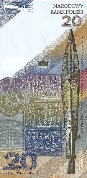 Три секции Гнезенских бронзовых ворот Монеты времен Болеслава Храброго Наконечник копья Святого Маврикия