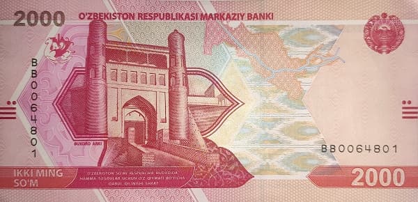 Цитадель Буксоро, карта Узбекистана, герб